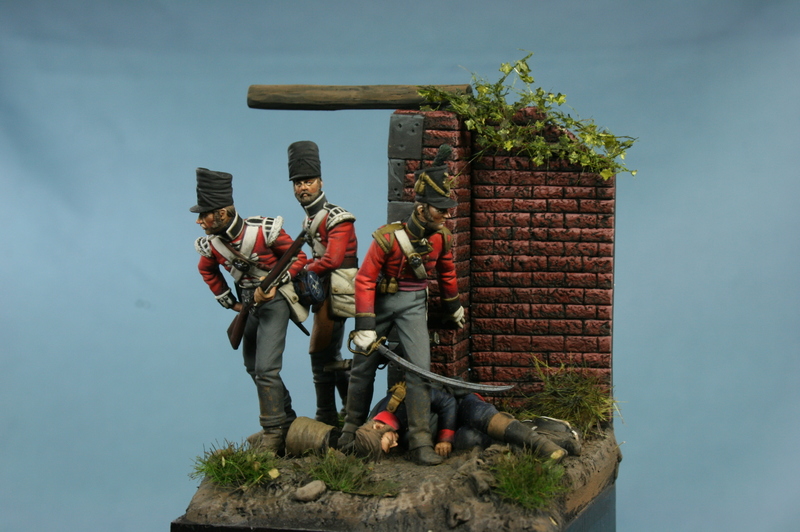Hougmount Waterloo 1815 Scenetta 3pz 54mm