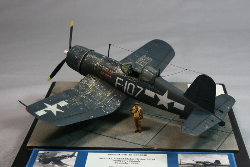 F4U-1 CORSAIR el del Capitán Phillip C. DeLong
