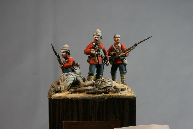 THE BATTLE OF GINNIS. SUDÁN, 1885  Display Imperio Británico