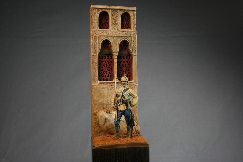 MAYOR DEL10º DE HUSARES EN SUDAN 1884  Display Imperio Británico
