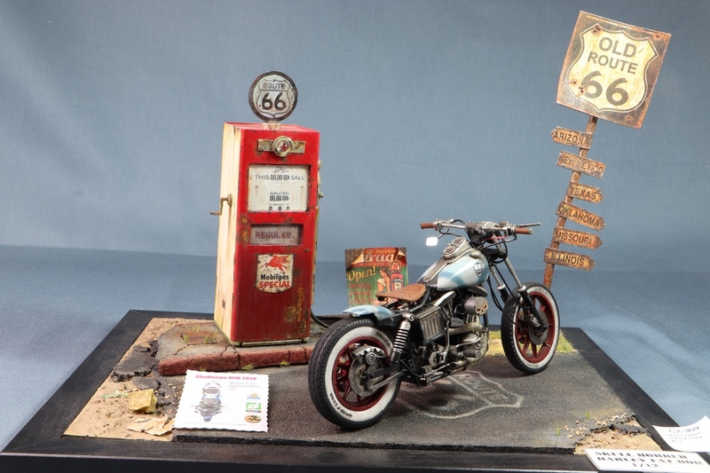 Skull Bobber Harley Ruta 66