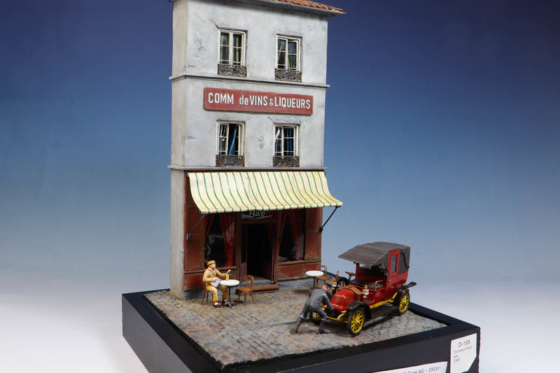 Diorama París taxi.