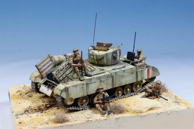 VALENTINE MK 1 "AVERIA EN LIBIA 1941