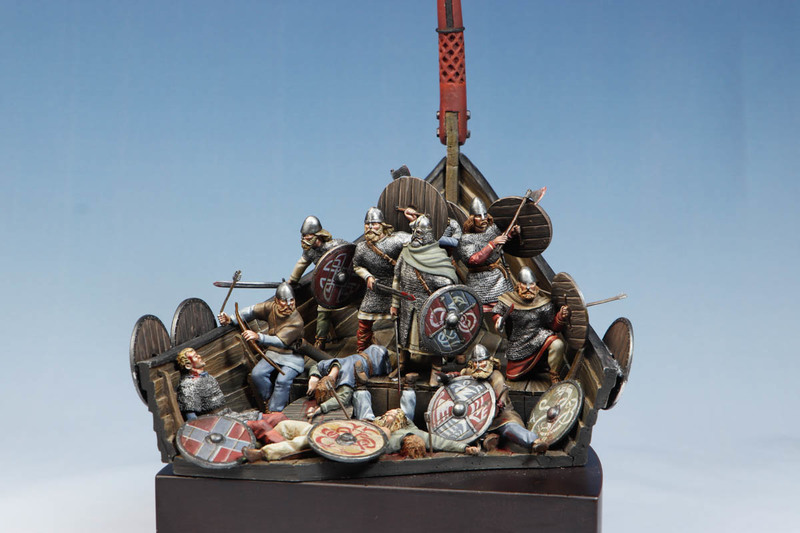 Diorama vikingos