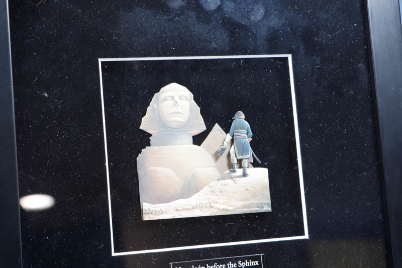 Napoleon before sphinx