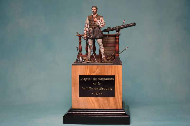 Miguel de Cervantes en la batalla de Lepanto 1571