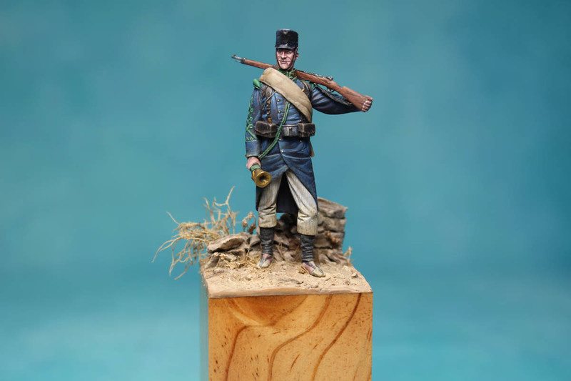 CORNETA DE CAZADORES GUERRA DE ÁFRICA 1903