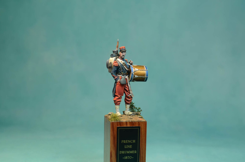 FRENCH LINE DRUMMER 1870