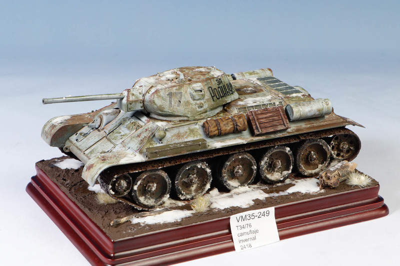 T34/76 camuflaje invernal