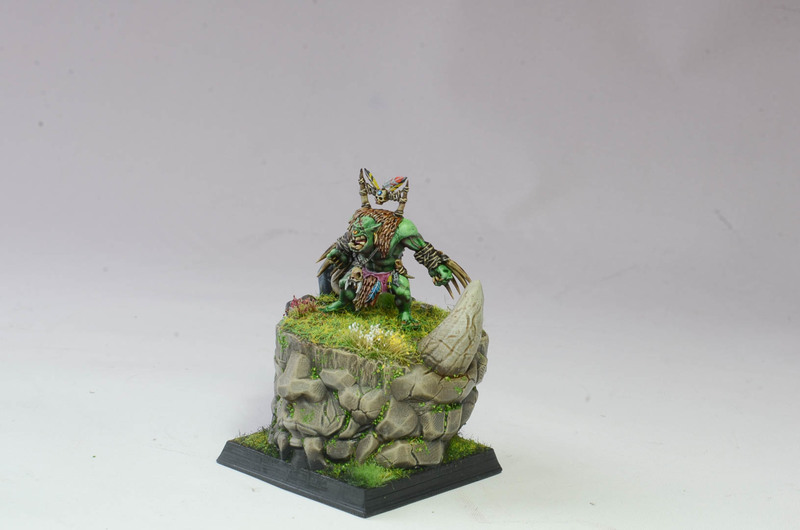 Orco Berserker en piedra