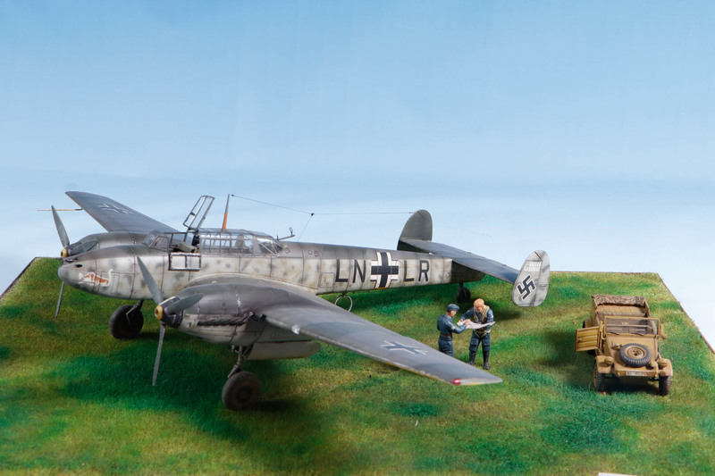 Messerschmitt Bf-110E. JG 77, Malmi, Finlandia 1942.