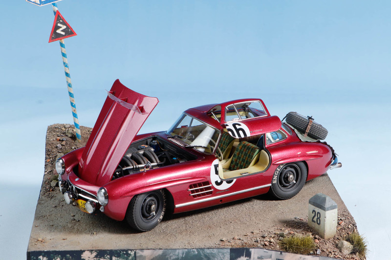 Mercedes 300 SL Lieja-Roma-Lieja 1955