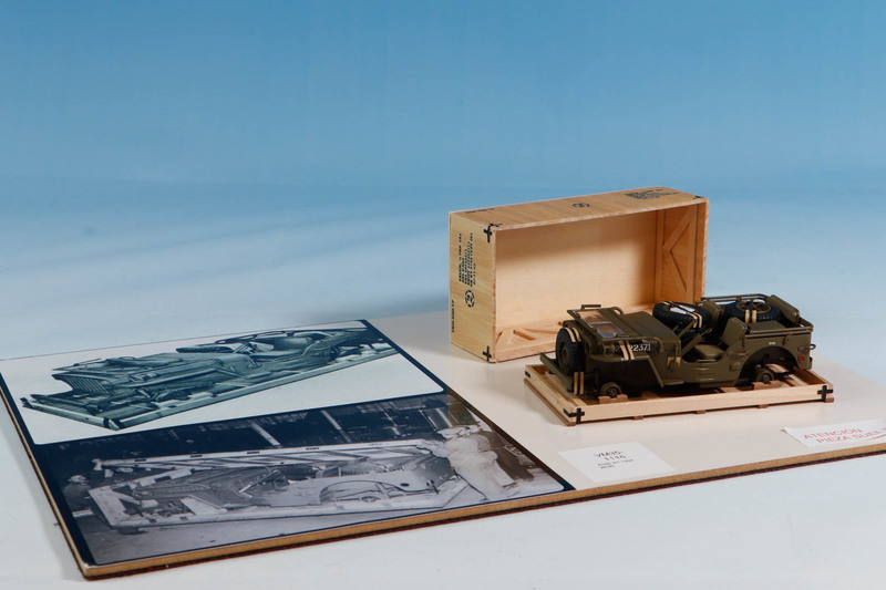 Jeep en caja