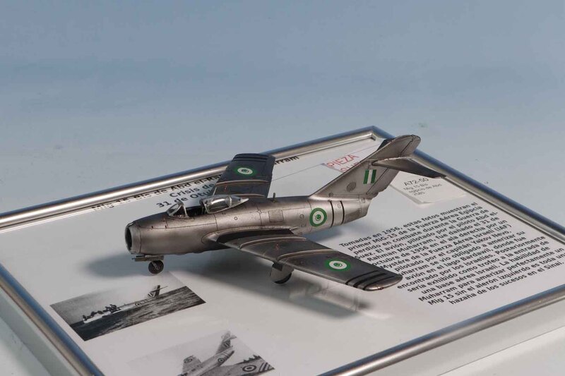 Mig 15 Bis egipcio de Abd el-Rahman Muharram. Canal de Suez 1956