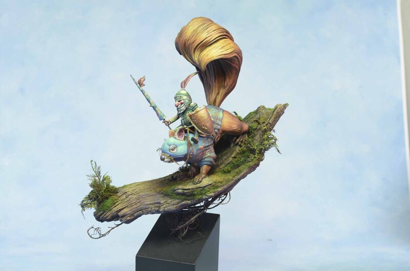 Figuras Fantasía y SCF,  nivel avanzado. Montadas.