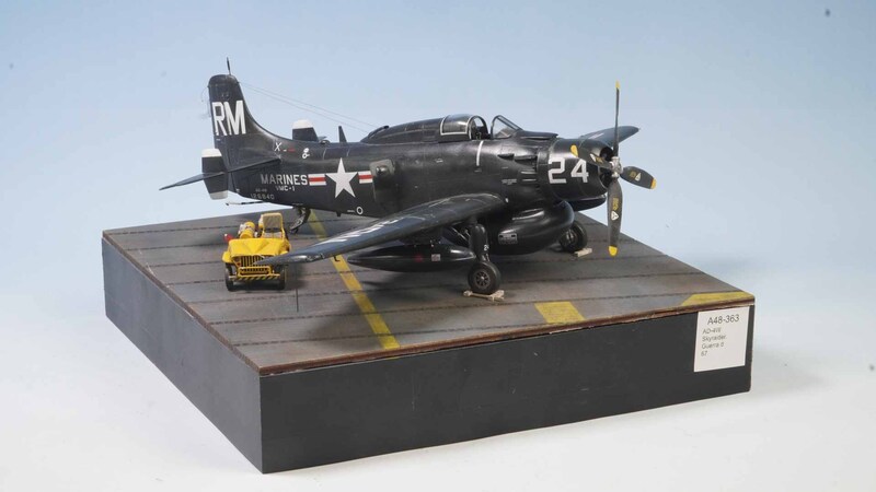 AD-4W Skyraider. Guerra de Corea