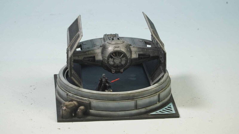 Tie fighter & Darth Vader