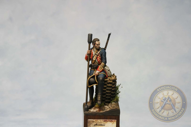 artillero regimiento real minden 1769 