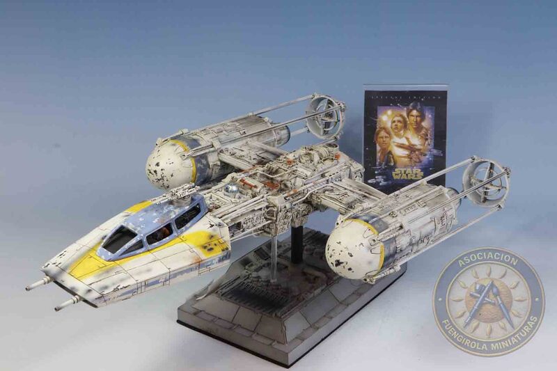 Y-wing gold leader 1/32 ,pelicula Star Wars episodio IV .