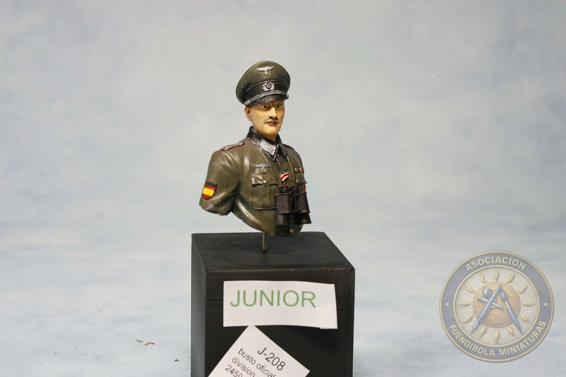 busto oficial division azul