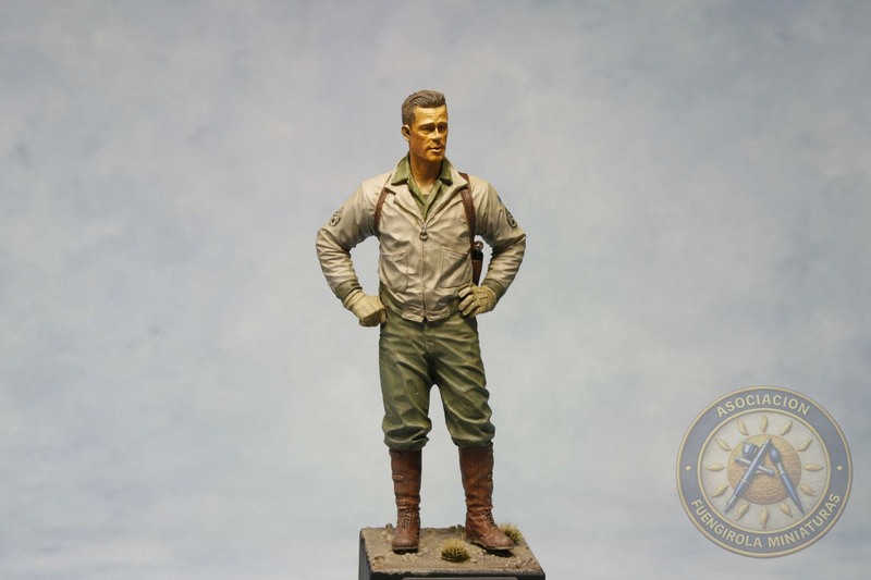 Figura 1:16 Brad Pitt - de la película Corazones de acero