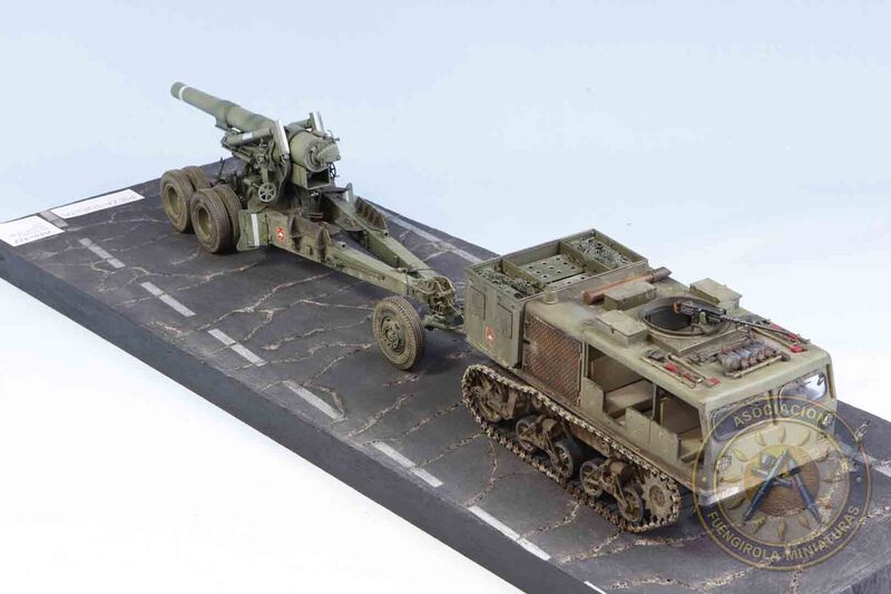 tractor M4 y Obus M115 M1