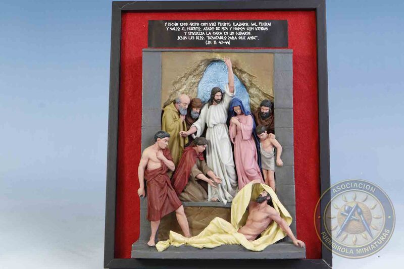 La Resurrección de Lázaro (Figura Relieve)